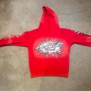 red hellstar hoodie size small